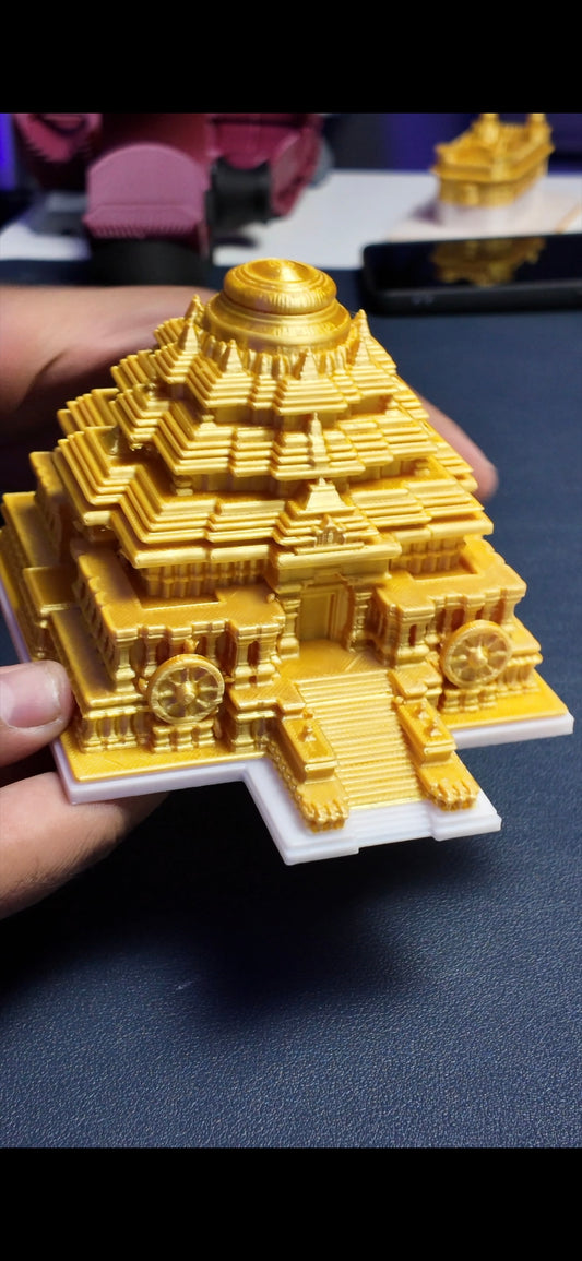 Konark Sun Temple Replica (Golden Edition)
