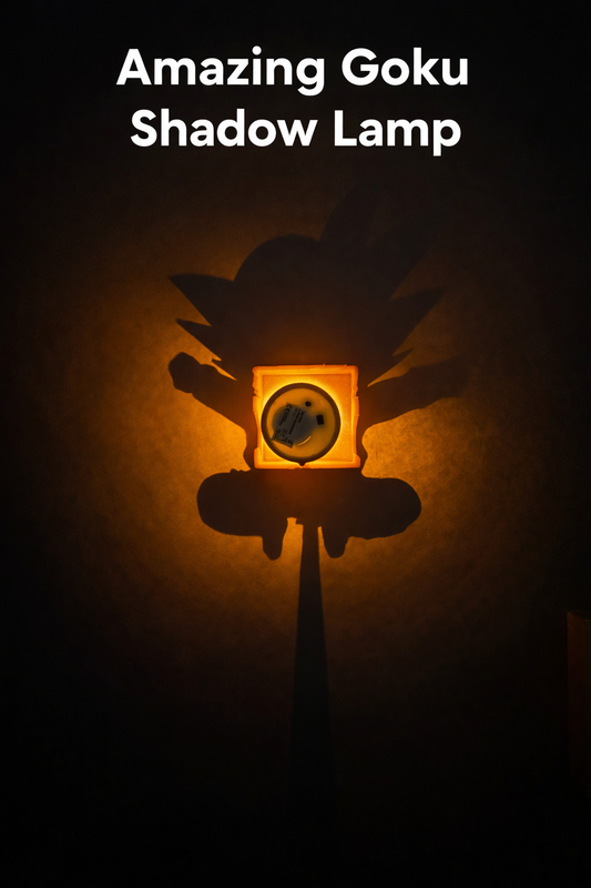 3D Printed Goku Shadow Lamp