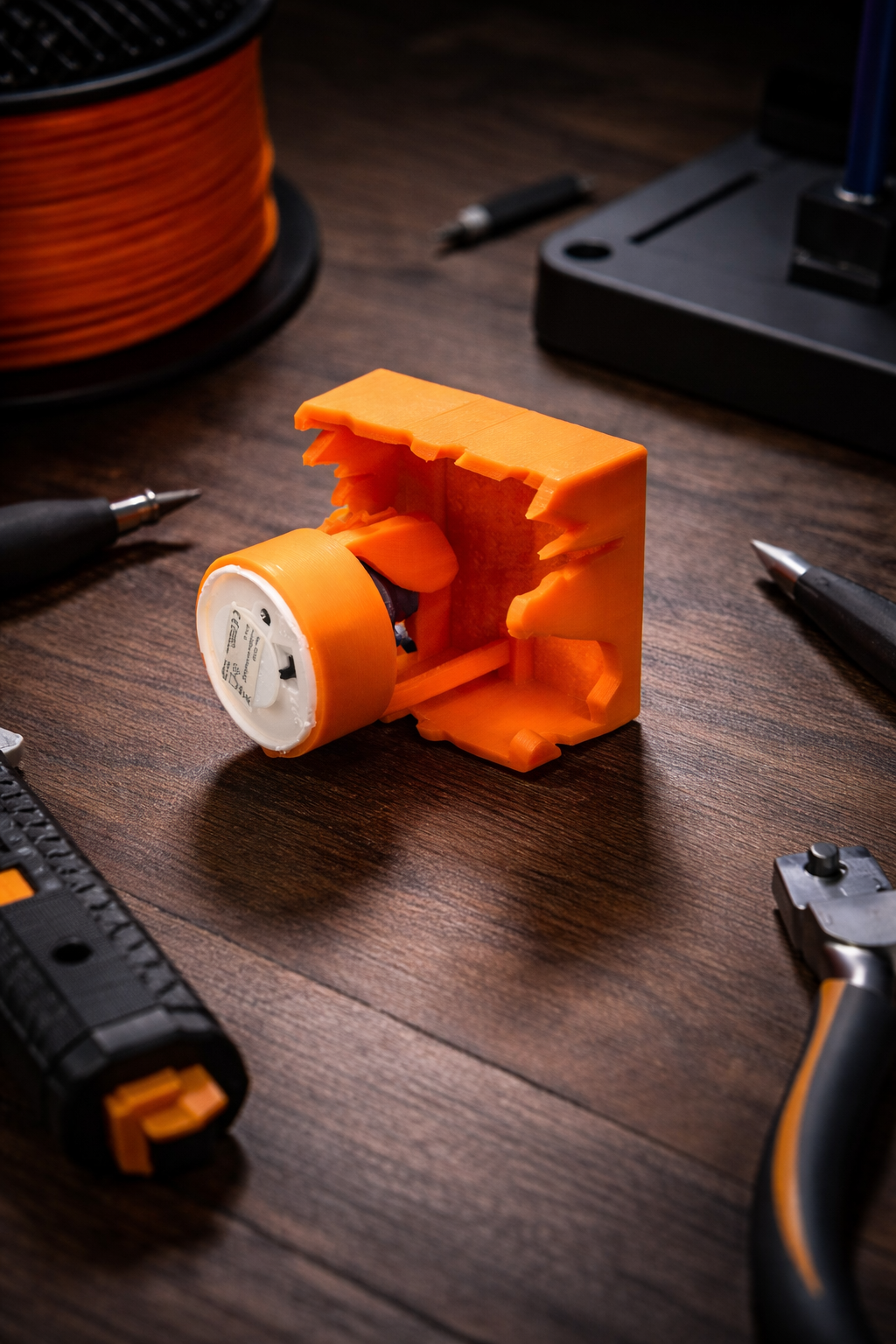 3D Printed Goku Shadow Lamp