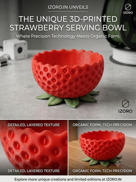 Strawberry Bowl – Decorative Fruit Bowl & Organizer