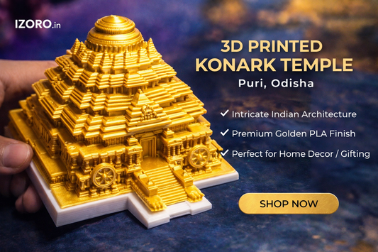 Konark Sun Temple Replica (Golden Edition)